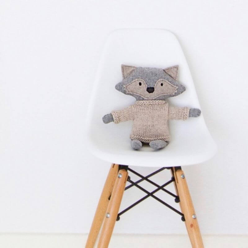 softies heiko fox sitting on a chair