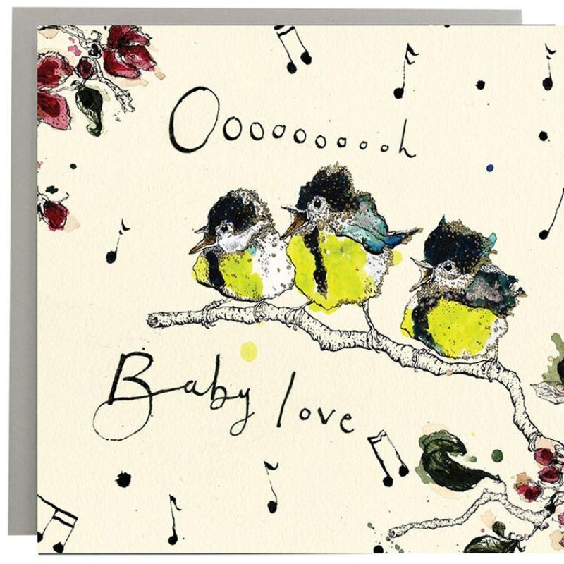 anna wright illustrated greeting card oooh baby love