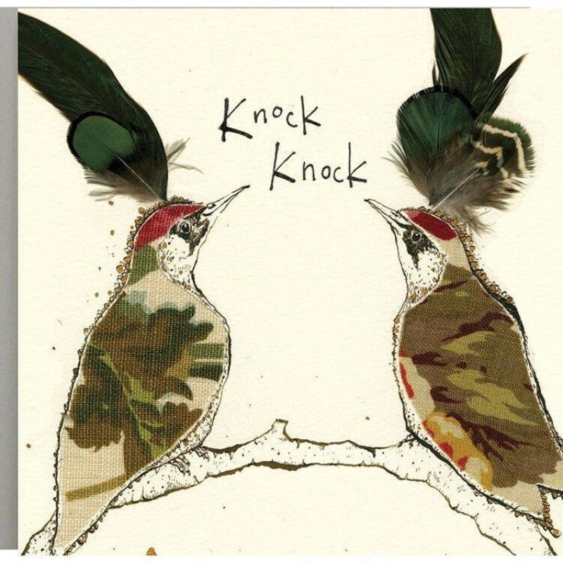 anna wright illustrated greeting card knock knock