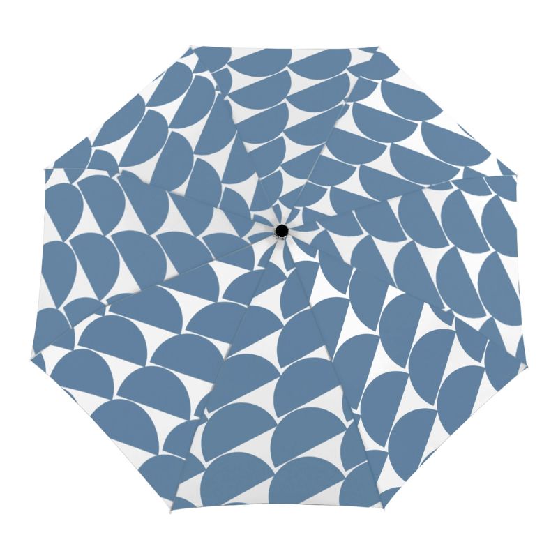 Original Duckhead umbrella denim moon showing top of umbrella