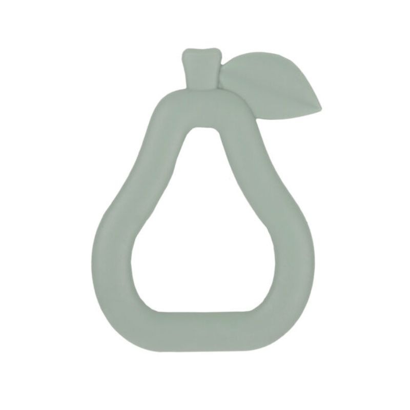 My little giggles silicone pear teether sage