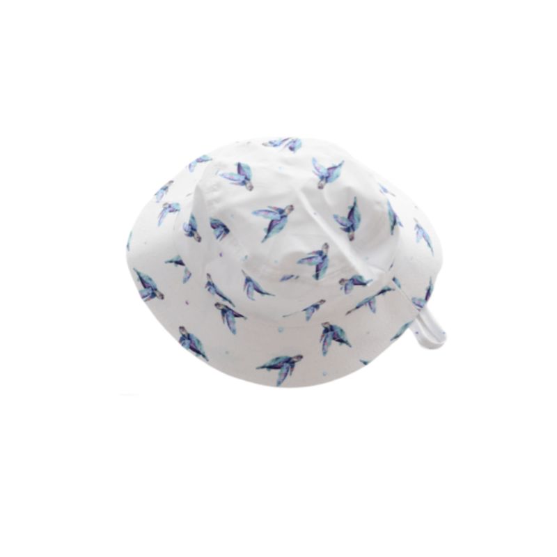 sea turtles print swim hat for baby and toddler