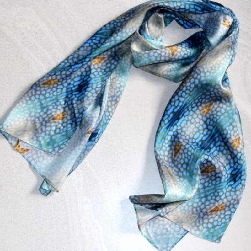 benni marine designs silk scarf