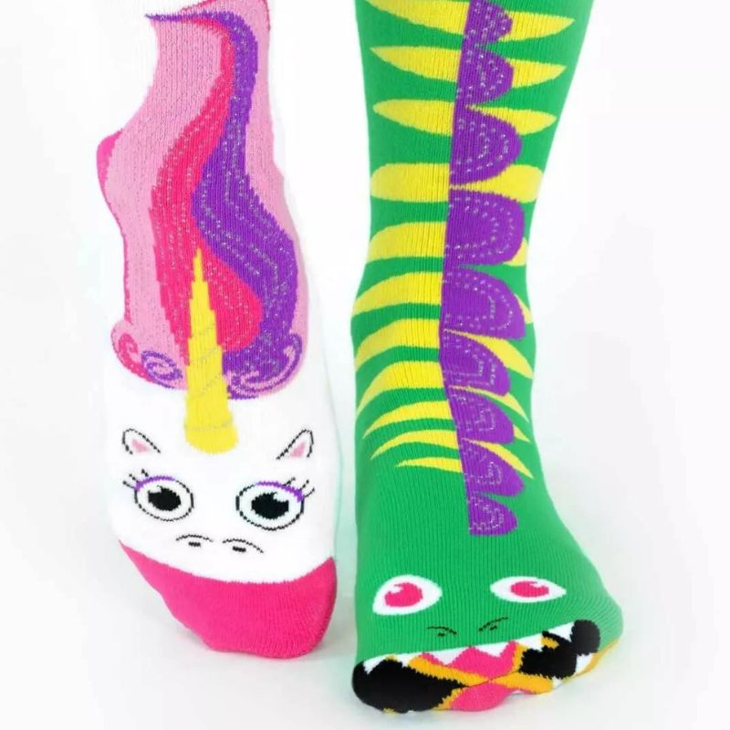 pals dragon and unicorn adult socks