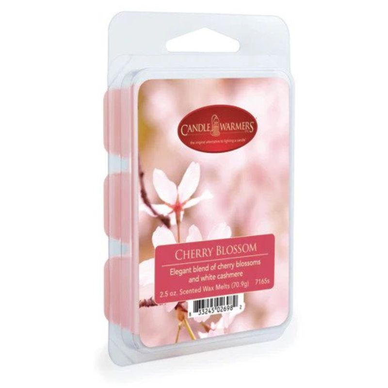 blister pack of cherry blossom scented candle melts