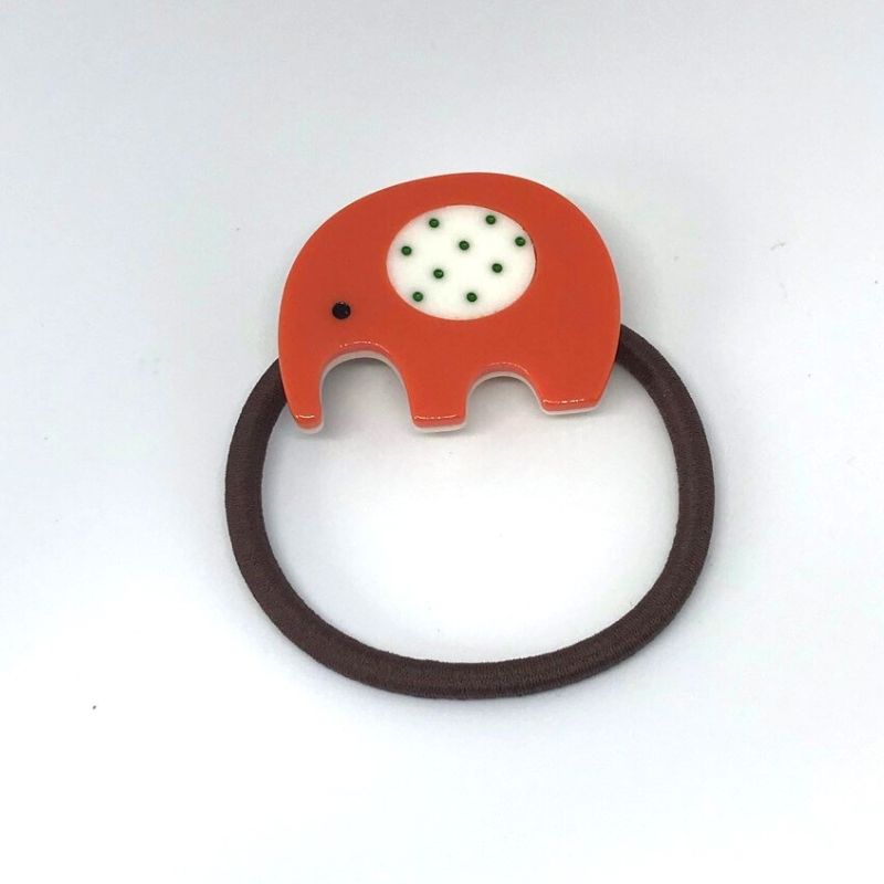 elephant design kids hair accessory elastic band