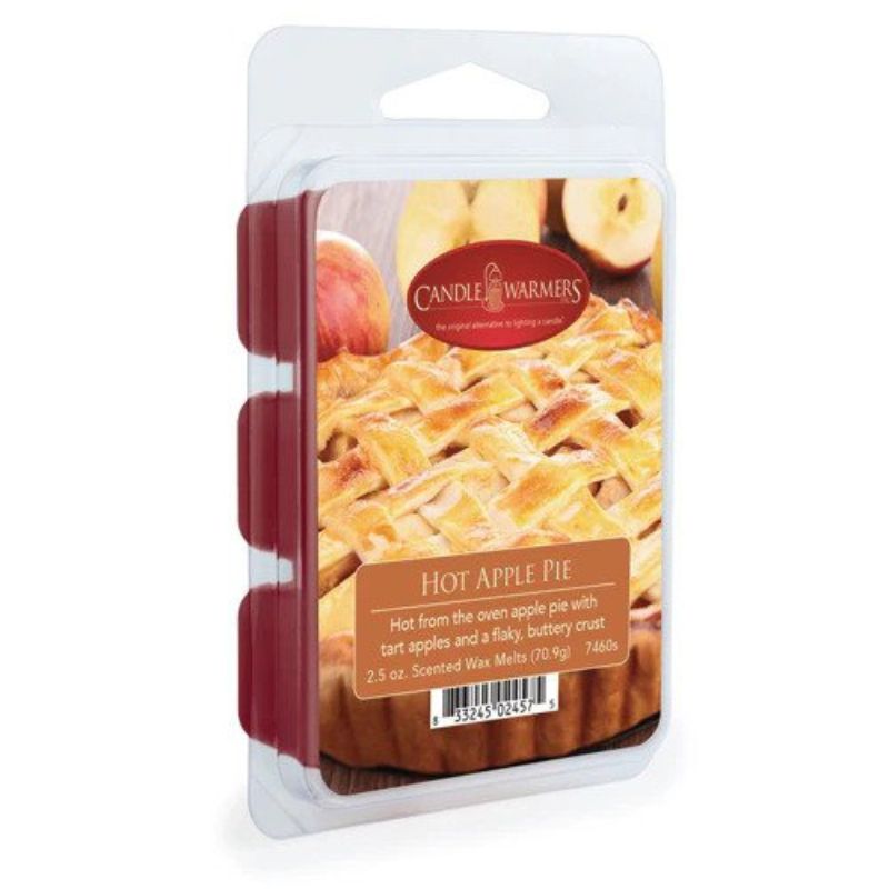 blister pack of hot apple pie scented candle melts