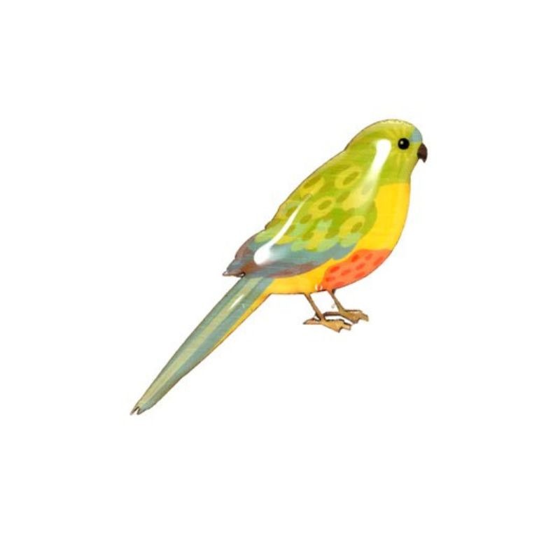 selatan orange bellied parrot brooch