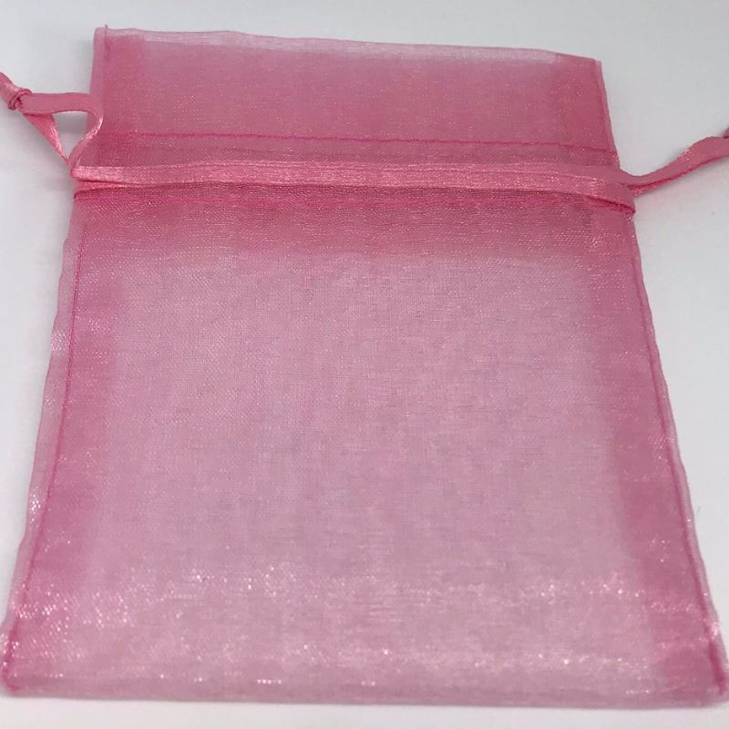 organza bag dark pink