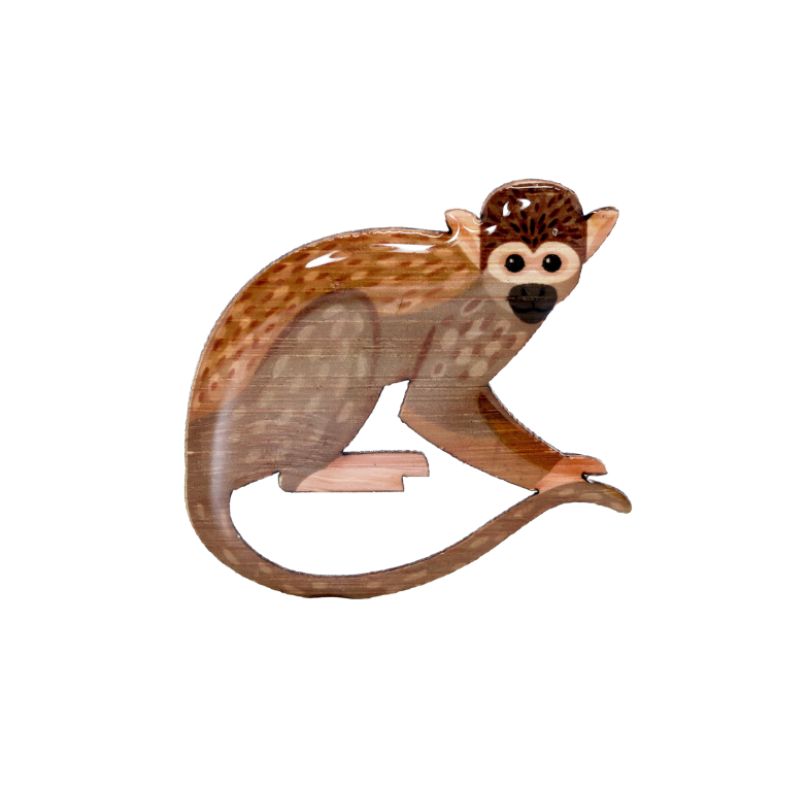 selatan squirrel monkey brooch