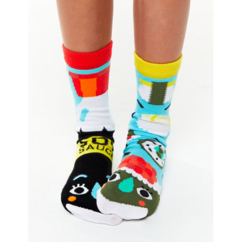 pals sushi and soy sauce socks tween