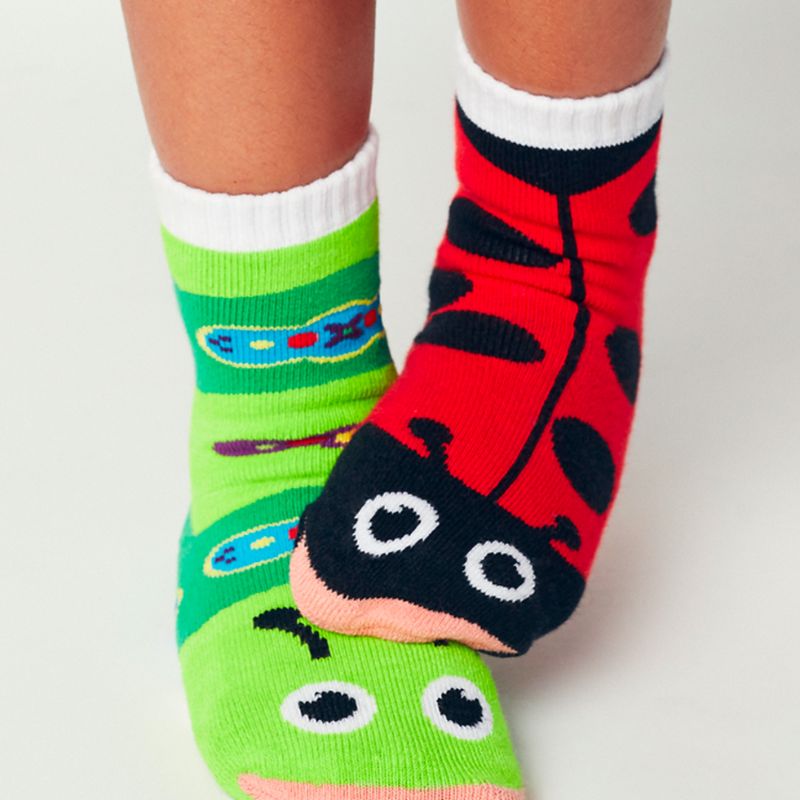 pals ladybug and caterpillar socks