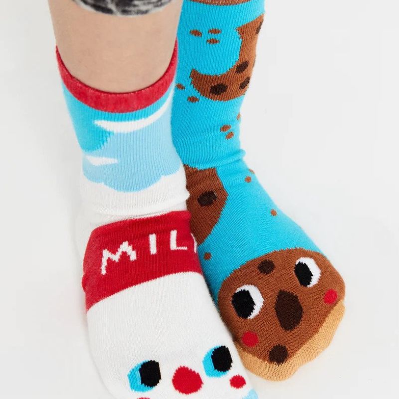 pals milk and cookies socks